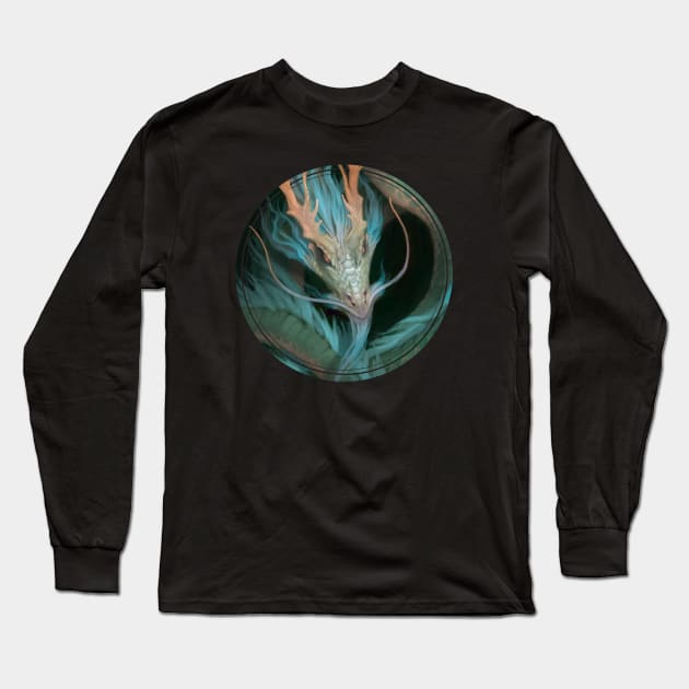 Chinese Dragon Long Sleeve T-Shirt by Mythica